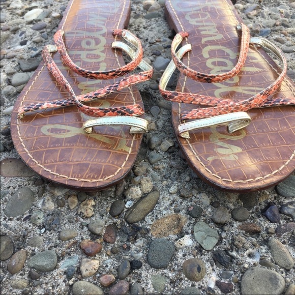 Sam Edelman Sandals 8.5 Flat Sandals Strappy Flats - Picture 4 of 4